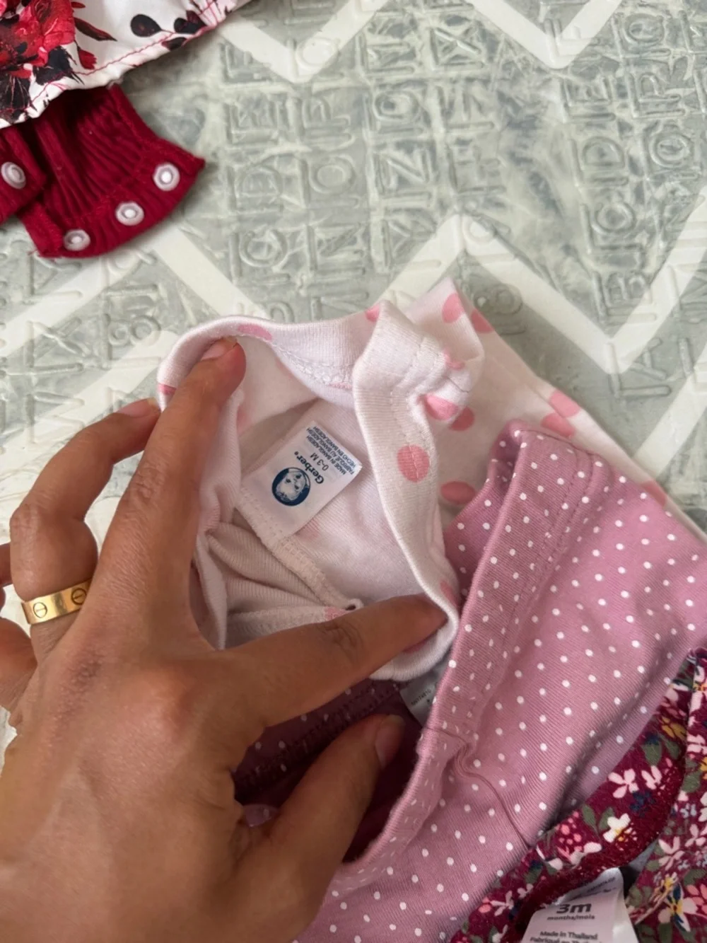 Carter's Baby Girl Mix & Match Set - Yellow, Pink, Red, Gray, Floral bundles